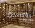 厂家2017新款弧形不锈钢酒柜臻晶美精品酒柜出品