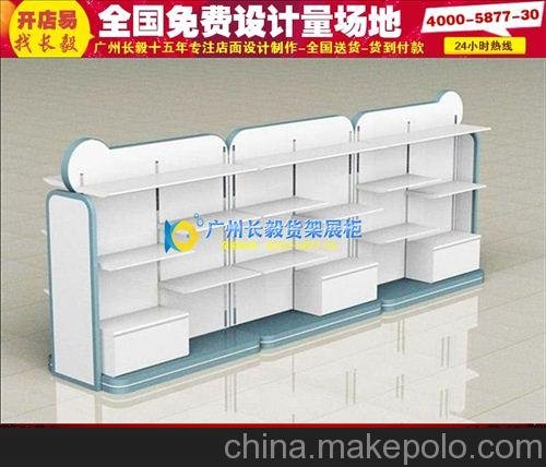 即墨可愛可親母嬰生活館小型童鞋展柜效果圖母嬰店陳列效果圖圖片