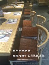 实木餐厅桌椅 火锅桌 韩式烧烤桌 大理石桌 电动桌