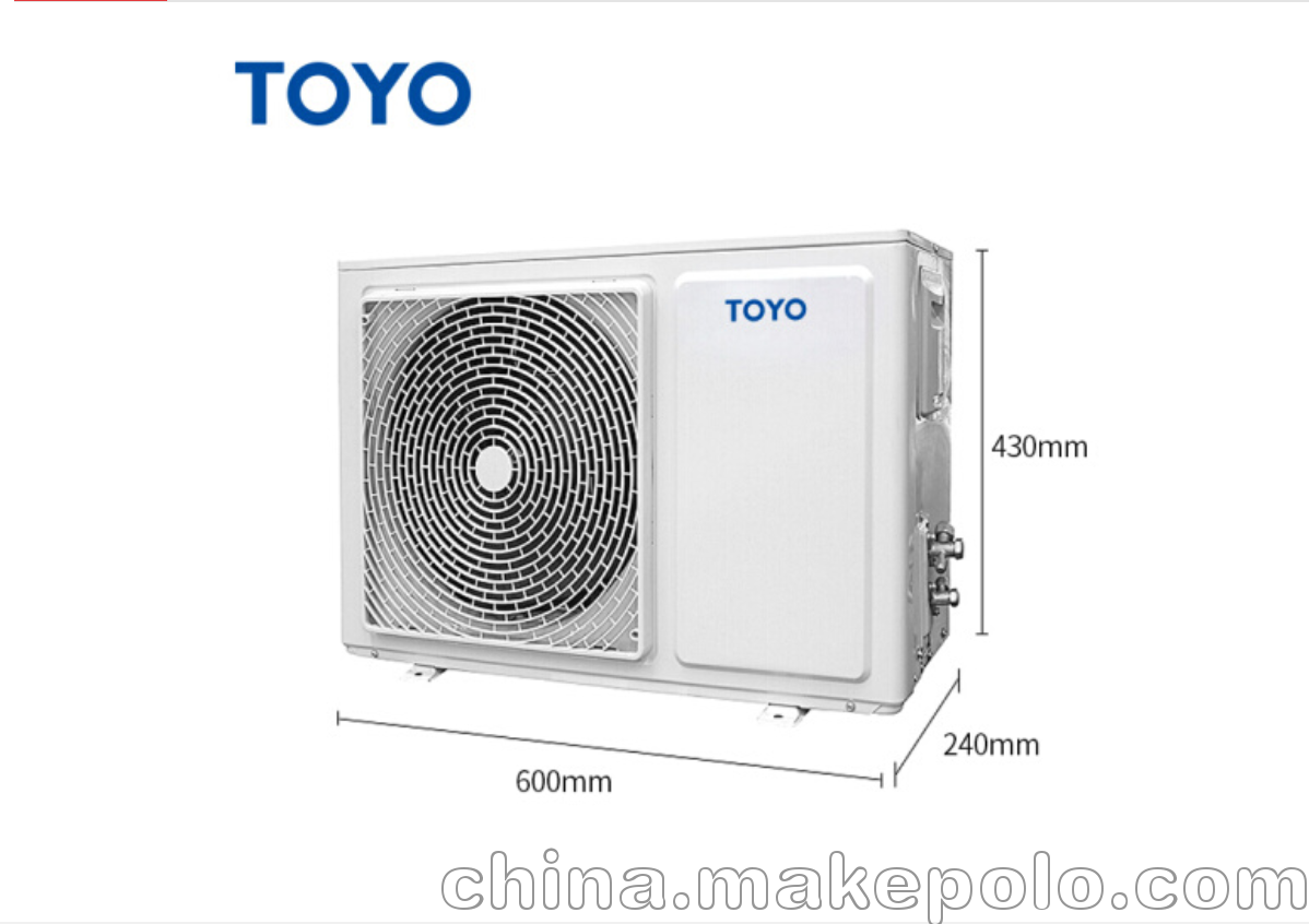 厂家东洋(toyo)正1匹单冷定频空调壁挂式分休环保家用
