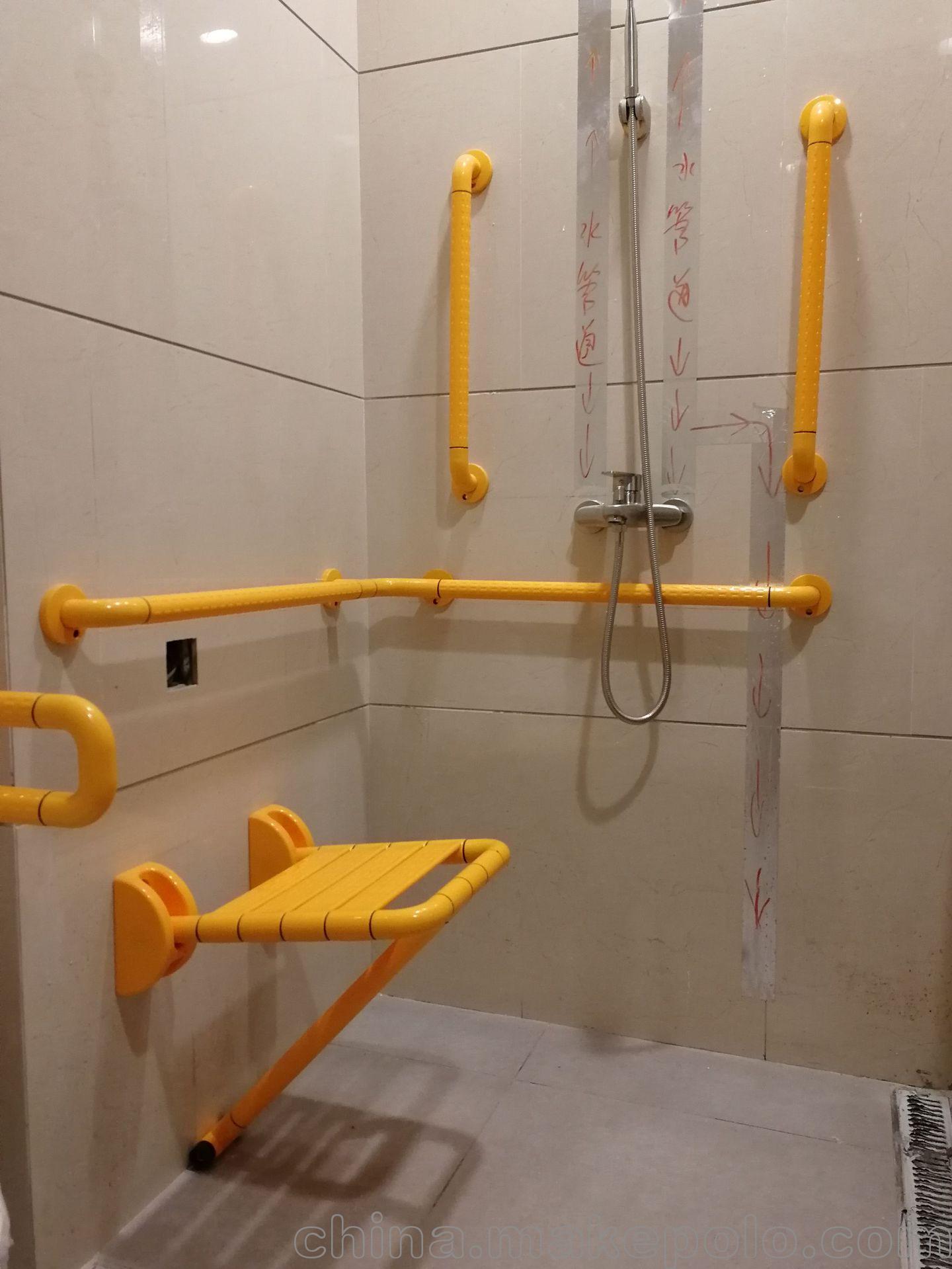 重庆卫浴扶手厂家a卫生间无障碍折叠浴凳a 残疾人浴椅