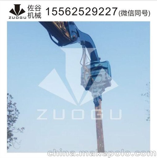 光伏打樁機(jī) 電線桿挖坑機(jī) 小型挖樹機(jī)  振動錘無錫北奕機(jī)械制造廠圖片