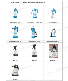 德国GLORIA手动储压便携泡沫喷壶FM10清洁喷壶工具车用家用