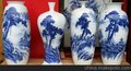 青花瓷大花瓶、精美陶瓷小赏瓶、家居装饰摆设瓷瓶