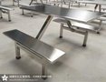 不锈钢食堂餐桌椅  四川工厂食堂快餐桌椅生产厂家 发亿家具
