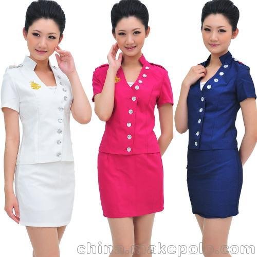 定制酒店服務(wù)員制服批發(fā)，北京熱賣夏季酒店圖片