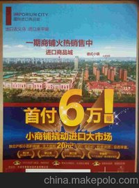 首付6万买商铺，平湖国际进口商品城 总价10-50万