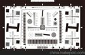 ISO12233分辨率测试卡(增强型)