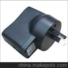 恒流恒壓，雙IC方案5V1A澳規(guī)充電器，LED變色，工廠直銷(xiāo)圖片