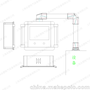 触摸屏控制箱铝制支架 机床吊臂悬臂组件 人机界面安装旋转连接件