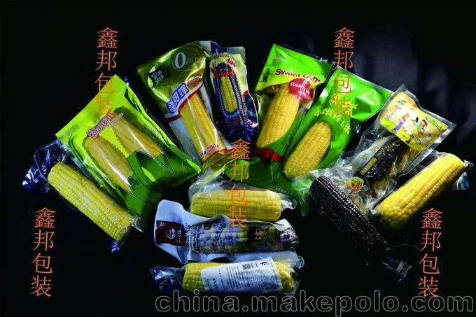 輝瑞包裝生產(chǎn)糯玉米印刷真空袋 甜玉米彩印包裝圖片