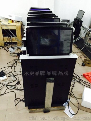 珠海觸摸屏超薄一體機無紙化軟件 電腦集成翻轉器 桌面升將器圖片