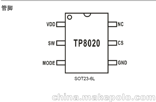 原廠供應TP8020/TP8021/TP8022恒流 車燈芯片
