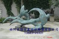 公园小区花园铸铜铜雕动物抽象雕塑摆件 园林广场铜雕小品摆件