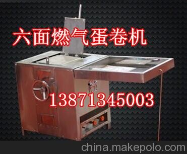 武漢六面蛋卷機(jī)，不銹鋼材質(zhì)蛋卷機(jī)，蛋卷脆皮機(jī)器圖片