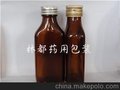 100ml方形药用玻璃瓶 钠钙玻璃瓶