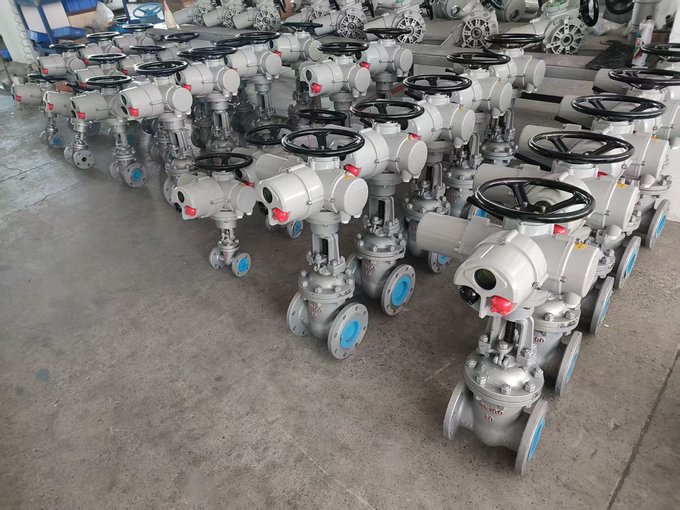 亮峰DN50-DN800高中壓法蘭抗氧化電動閘閥圖片