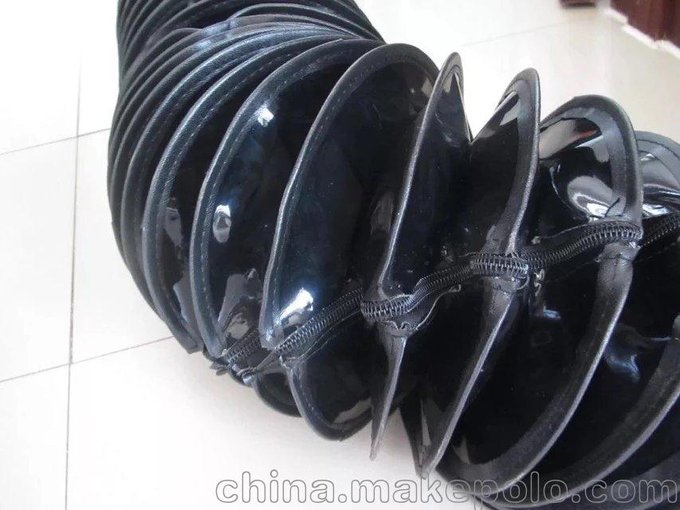 線縫制式自動(dòng)伸縮絲杠防護(hù)罩圖片