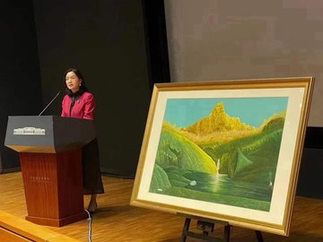 蘇繡《新輝煌》藝術(shù)家姚建萍力作