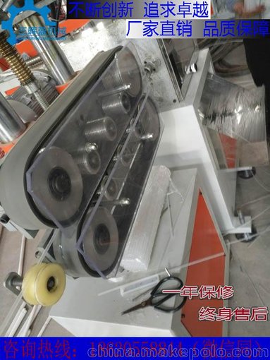 pp管材擠出機(jī)生產(chǎn)線設(shè)備 塑料棉簽棒管押出機(jī) 糖棒管機(jī)器圖片