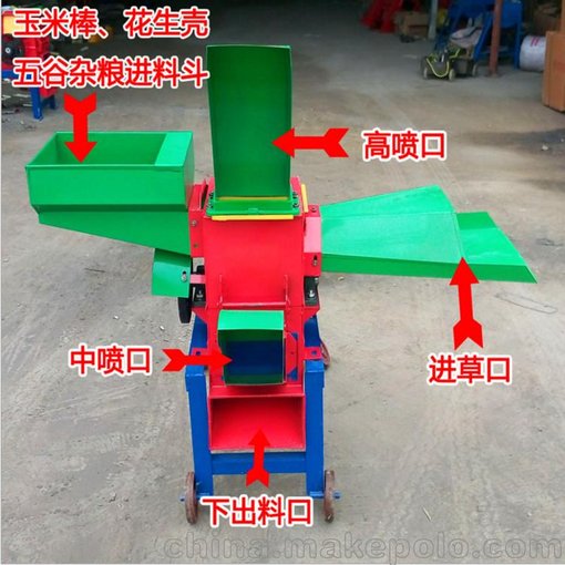 多功能小型家用鍘草揉絲機(jī) 玉米秸稈粉碎機(jī)牛羊養(yǎng)殖青飼料粉碎機(jī)圖片