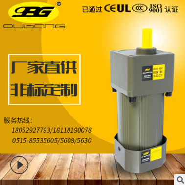 OPG歐邦小型調速電動(dòng)機120w變頻交流感應式減速機廠(chǎng)家直供圖片