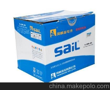 風(fēng)帆 6-QW-60 免維護蓄電池（電瓶）圖片