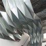 双曲铝单板 原厂家直供弧形造型双曲板金属幕墙 外墙装饰颜色任意