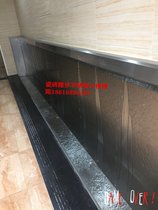 南京供应卫生间自动冲水不锈钢小便槽