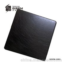 供应不锈钢镜面黑金板，304拉丝黑金板、可定制各种纹路黑金板