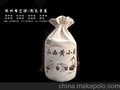 稻花香10斤棉布大米袋定制 礼品帆布杂粮袋价格