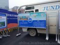 洛阳移动海报架 洛阳单面有眉头海报架