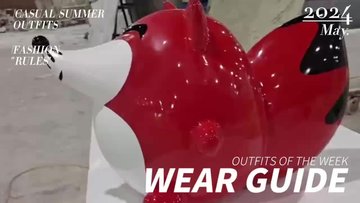 玻璃钢材质造型狐狸雕塑道具