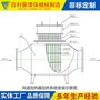 百利豪风道式防爆辅助电加热器 不锈钢风道加热器 风管气体加热器