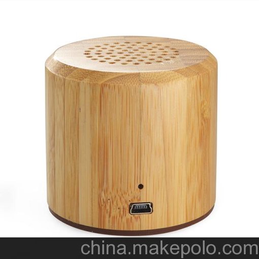 麥訊MD-0346圓柱環(huán)保竹子迷你藍牙音箱圖片