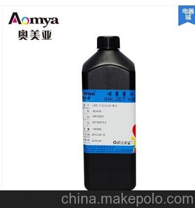 售奧美亞兼容愛(ài)普生DX5 UV固化 LED燈萬(wàn)能墨水平板打印機墨水圖片