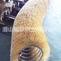 安徽弹簧式辊刷生产厂家 钢板彩涂钢丝弹簧式毛刷辊 尼龙丝弹簧刷