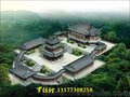 大殿施工、寺庙图册设计、寺院图纸规划