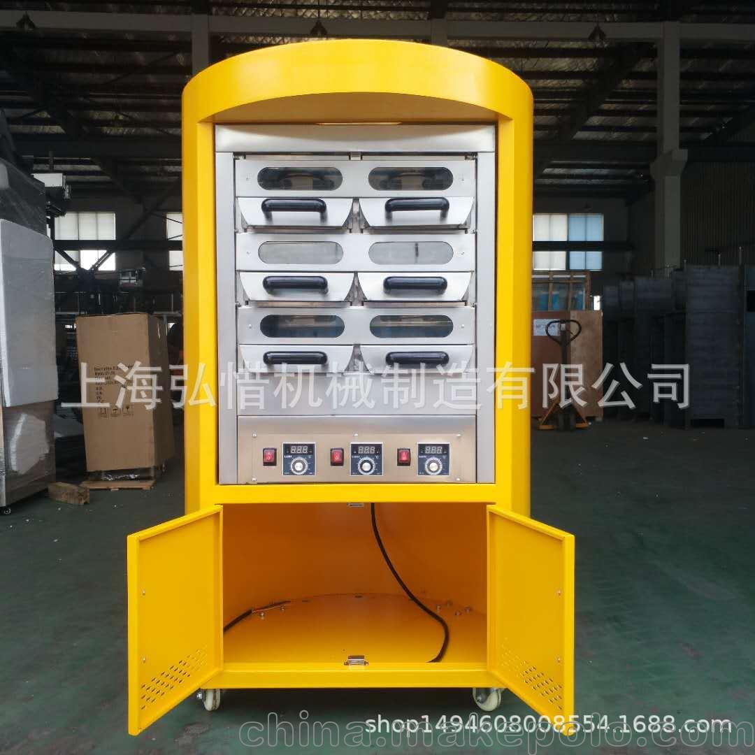 上海廠家直銷抽屜式電熱型鍋盔爐 榴蓮芝士餅烤餅爐