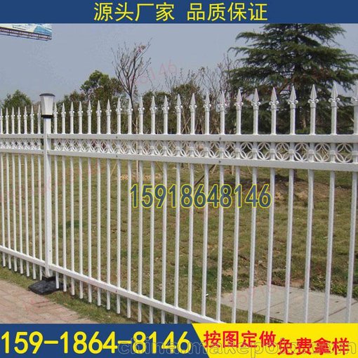 江門雙向彎頭圍墻護(hù)欄 陽江廠區(qū)防盜防攀爬圍欄定做圖片