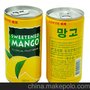 韩国原装进口乐天180ml芒果汁 韩国料理 炸鸡啤酒