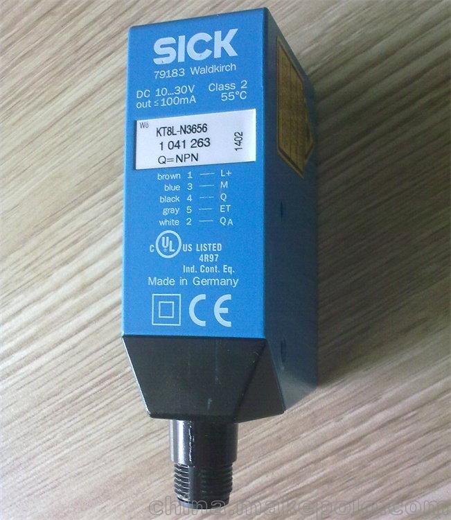 色标传感器KT8L-N3656图片，德国西克SICK色标传感器实物照片