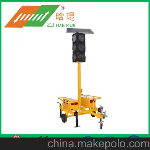 廣西南寧晗琨駕校太陽(yáng)能紅綠燈廠(chǎng)家移動(dòng)式太陽(yáng)能led信號燈圖片