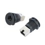 LSHITECH龙仕  RJ45长螺纹厚面板安装