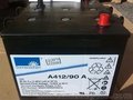 德国阳光蓄电池A412/90G5 12V90AH 胶体蓄电池电力
