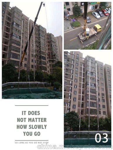 丹陽市廠家專業(yè)定制廣告旗桿 戶外廣告旗桿 不銹鋼旗桿圖片