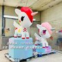 深圳创富雕塑工厂 卡通马公仔摆件 动画片人物动物玻璃钢雕塑定制