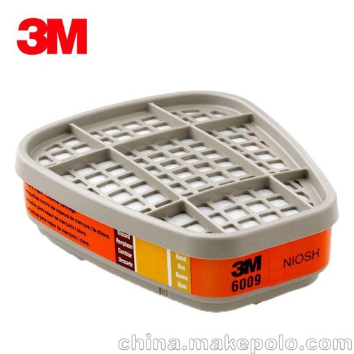 3M 6009CN 汞蒸氣 氯氣濾毒盒圖片