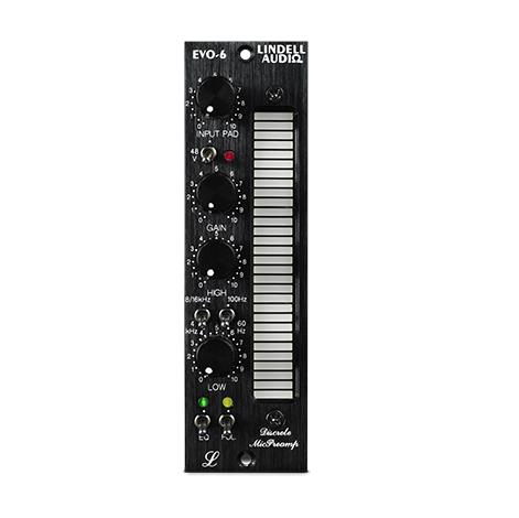 Lindell Audio EVO-6 錄音棚500系列話筒前置放大器和均衡器