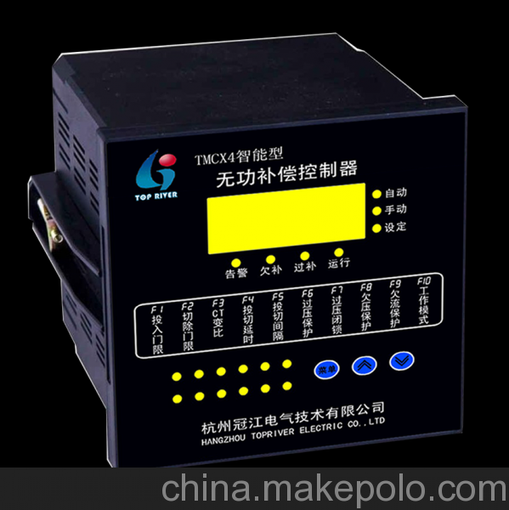 提供杭州冠江電氣TMCX4低壓智能無功補(bǔ)償電容器控制器圖片